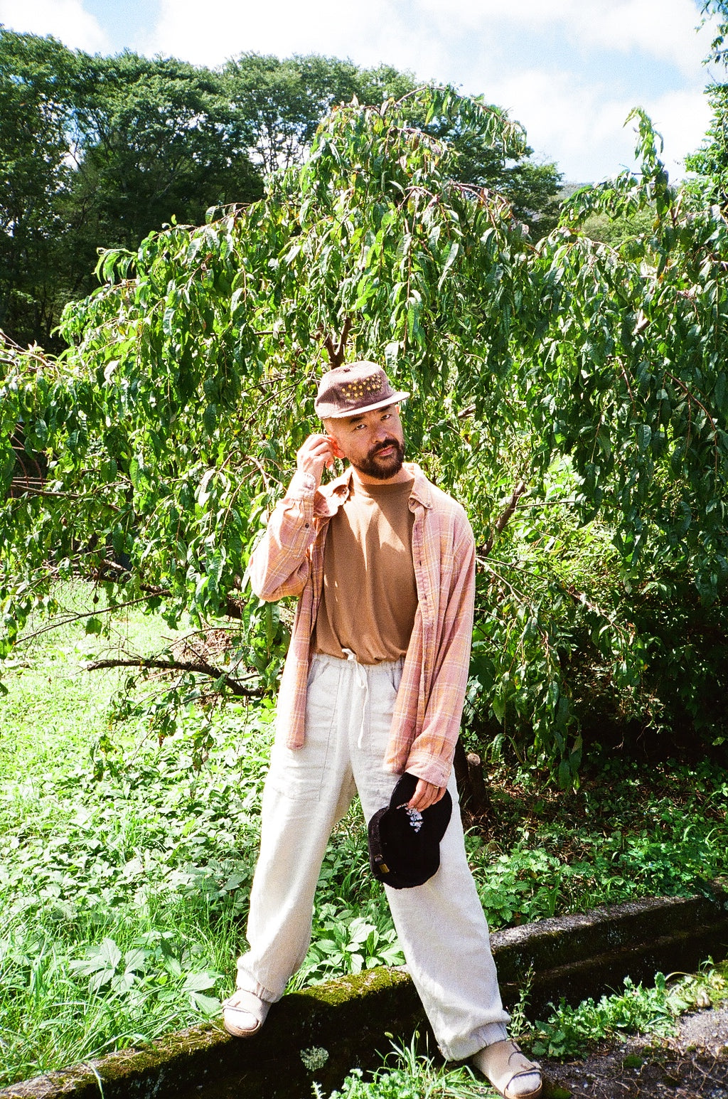 “We are the children” Corduroy Cap — Brown