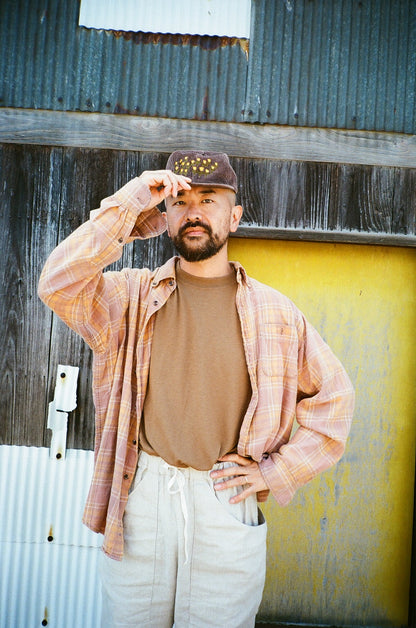 “We are the children” Corduroy Cap — Brown