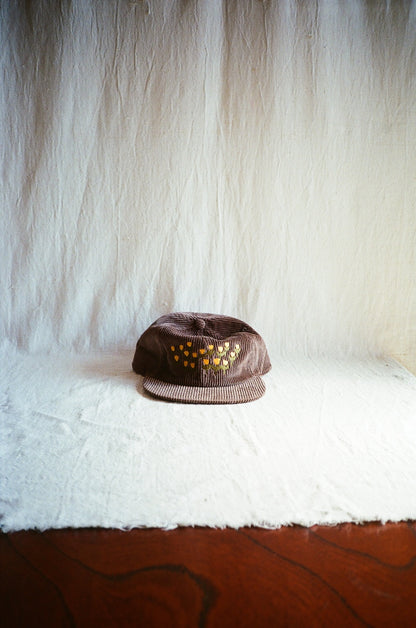 “We are the children” Corduroy Cap — Brown