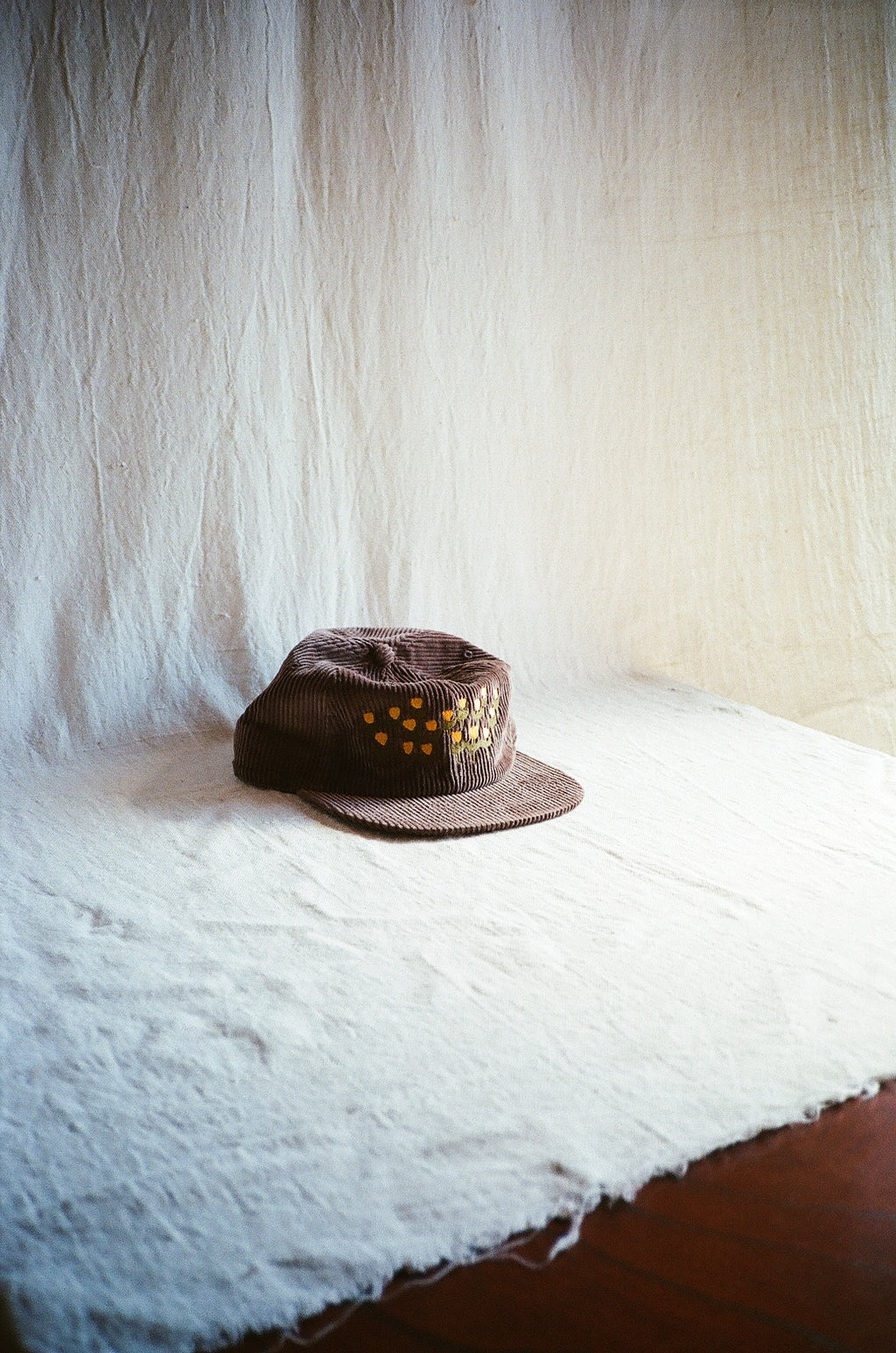“We are the children” Corduroy Cap — Brown