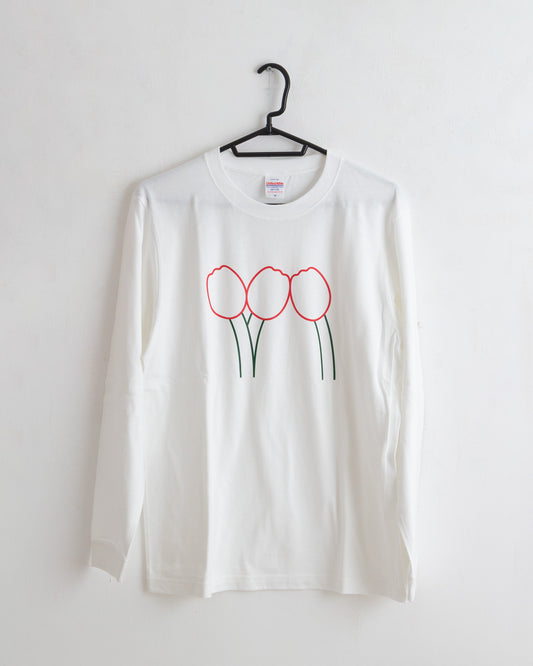 【Archive】3本の花 Long Sleeve T-shirt